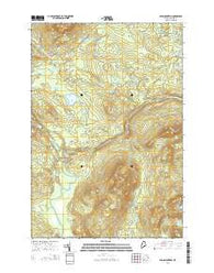 Basin Mountain Maine Current topographic map, 1:24000 scale, 7.5 X 7.5 Minute, Year 2014