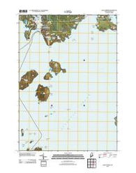 Bass Harbor Maine Historical topographic map, 1:24000 scale, 7.5 X 7.5 Minute, Year 2011