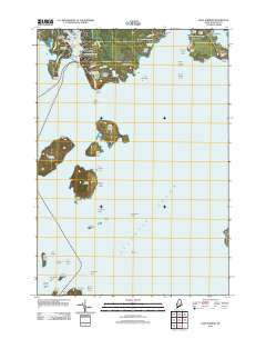 Bass Harbor Maine Historical topographic map, 1:24000 scale, 7.5 X 7.5 Minute, Year 2011