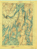 Bath Maine Historical topographic map, 1:62500 scale, 15 X 15 Minute, Year 1894