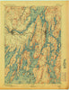 Bath Maine Historical topographic map, 1:62500 scale, 15 X 15 Minute, Year 1894