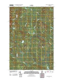 Bean Pot Pond Maine Historical topographic map, 1:24000 scale, 7.5 X 7.5 Minute, Year 2011