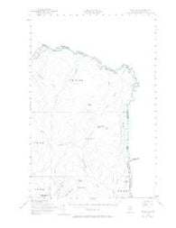 Beau Lake Maine Historical topographic map, 1:62500 scale, 15 X 15 Minute, Year 1955