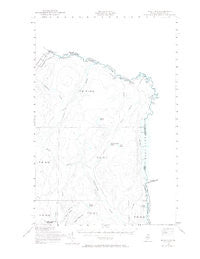 Beau Lake Maine Historical topographic map, 1:62500 scale, 15 X 15 Minute, Year 1955
