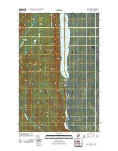 Beau Lake Maine Historical topographic map, 1:24000 scale, 7.5 X 7.5 Minute, Year 2011