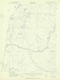 Beaver Pond Maine Historical topographic map, 1:62500 scale, 15 X 15 Minute, Year 1955
