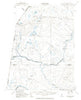 Beaver Pond Maine Historical topographic map, 1:62500 scale, 15 X 15 Minute, Year 1955