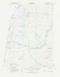 Beaver Pond Maine Historical topographic map, 1:62500 scale, 15 X 15 Minute, Year 1955