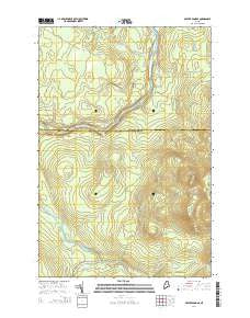 Beaver Pond SE Maine Current topographic map, 1:24000 scale, 7.5 X 7.5 Minute, Year 2014