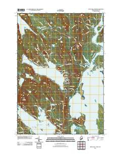 Beech Hill Pond Maine Historical topographic map, 1:24000 scale, 7.5 X 7.5 Minute, Year 2011