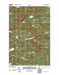 Beetle Mountain Maine Historical topographic map, 1:24000 scale, 7.5 X 7.5 Minute, Year 2011
