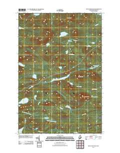 Beetle Mountain Maine Historical topographic map, 1:24000 scale, 7.5 X 7.5 Minute, Year 2011
