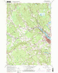 Belfast Maine Historical topographic map, 1:24000 scale, 7.5 X 7.5 Minute, Year 1960
