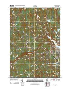 Belfast Maine Historical topographic map, 1:24000 scale, 7.5 X 7.5 Minute, Year 2011