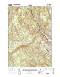 Belfast Maine Current topographic map, 1:24000 scale, 7.5 X 7.5 Minute, Year 2014