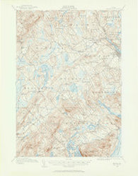 Belfast Maine Historical topographic map, 1:62500 scale, 15 X 15 Minute, Year 1915