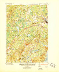 Belfast Maine Historical topographic map, 1:62500 scale, 15 X 15 Minute, Year 1941