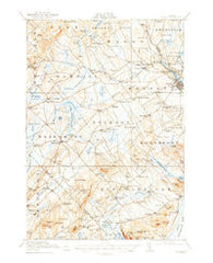 Belfast Maine Historical topographic map, 1:62500 scale, 15 X 15 Minute, Year 1917