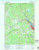 Belfast Maine Historical topographic map, 1:24000 scale, 7.5 X 7.5 Minute, Year 1960