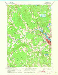 Belfast Maine Historical topographic map, 1:24000 scale, 7.5 X 7.5 Minute, Year 1960