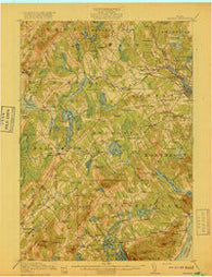 Belfast Maine Historical topographic map, 1:62500 scale, 15 X 15 Minute, Year 1917