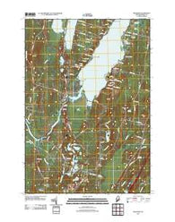 Belgrade Maine Historical topographic map, 1:24000 scale, 7.5 X 7.5 Minute, Year 2011