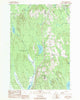 Benedicta Maine Historical topographic map, 1:24000 scale, 7.5 X 7.5 Minute, Year 1989