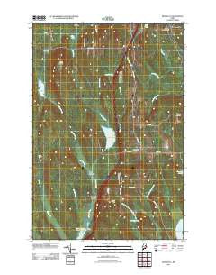 Benedicta Maine Historical topographic map, 1:24000 scale, 7.5 X 7.5 Minute, Year 2011