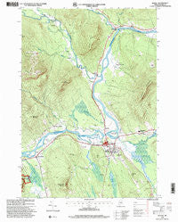 Bethel Maine Historical topographic map, 1:24000 scale, 7.5 X 7.5 Minute, Year 1995