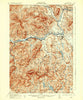 Bethel Maine Historical topographic map, 1:62500 scale, 15 X 15 Minute, Year 1914