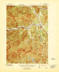 Bethel Maine Historical topographic map, 1:62500 scale, 15 X 15 Minute, Year 1941