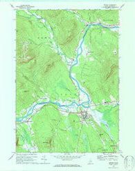 Bethel Maine Historical topographic map, 1:24000 scale, 7.5 X 7.5 Minute, Year 1970