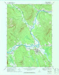 Bethel Maine Historical topographic map, 1:24000 scale, 7.5 X 7.5 Minute, Year 1970