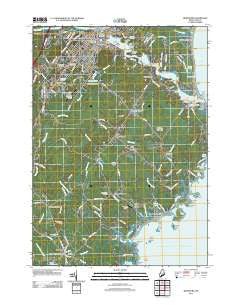 Biddeford Maine Historical topographic map, 1:24000 scale, 7.5 X 7.5 Minute, Year 2011