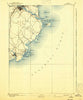 Biddeford Maine Historical topographic map, 1:62500 scale, 15 X 15 Minute, Year 1893