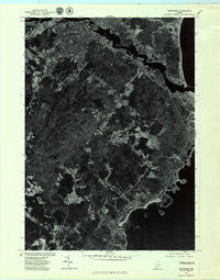 Biddeford Maine Historical topographic map, 1:24000 scale, 7.5 X 7.5 Minute, Year 1975