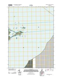 Biddeford Pool Maine Historical topographic map, 1:24000 scale, 7.5 X 7.5 Minute, Year 2011