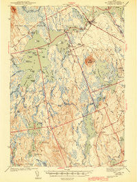Big Lake Maine Historical topographic map, 1:62500 scale, 15 X 15 Minute, Year 1943