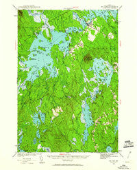 Big Lake Maine Historical topographic map, 1:62500 scale, 15 X 15 Minute, Year 1941