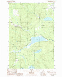 Big Machias Lake Maine Historical topographic map, 1:24000 scale, 7.5 X 7.5 Minute, Year 1985