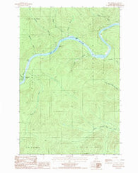 Big Rapids Maine Historical topographic map, 1:24000 scale, 7.5 X 7.5 Minute, Year 1986