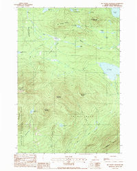 Big Shanty Mountain Maine Historical topographic map, 1:24000 scale, 7.5 X 7.5 Minute, Year 1988