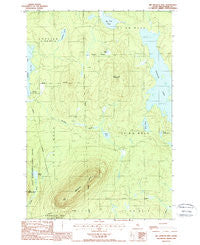 Big Spencer Mtn Maine Historical topographic map, 1:24000 scale, 7.5 X 7.5 Minute, Year 1988