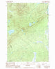 Big Squaw Pond Maine Historical topographic map, 1:24000 scale, 7.5 X 7.5 Minute, Year 1989