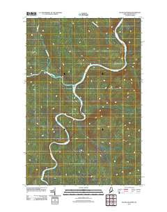 Big Black Rapids Maine Historical topographic map, 1:24000 scale, 7.5 X 7.5 Minute, Year 2011