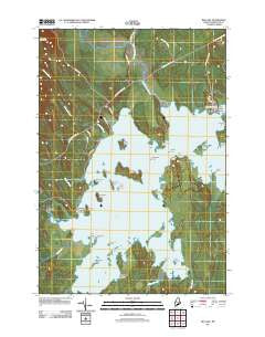 Big Lake Maine Historical topographic map, 1:24000 scale, 7.5 X 7.5 Minute, Year 2011