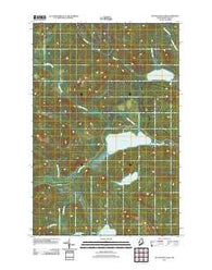 Big Machias Lake Maine Historical topographic map, 1:24000 scale, 7.5 X 7.5 Minute, Year 2011
