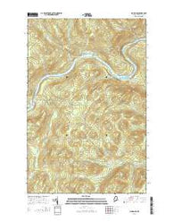 Big Rapids Maine Current topographic map, 1:24000 scale, 7.5 X 7.5 Minute, Year 2014
