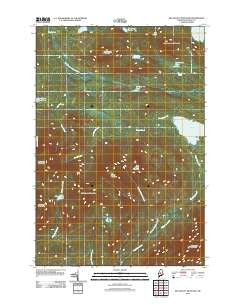Big Shanty Mountain Maine Historical topographic map, 1:24000 scale, 7.5 X 7.5 Minute, Year 2011