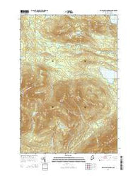 Big Shanty Mountain Maine Current topographic map, 1:24000 scale, 7.5 X 7.5 Minute, Year 2014